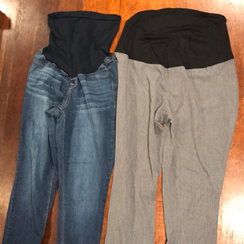 2 pairs maternity pants